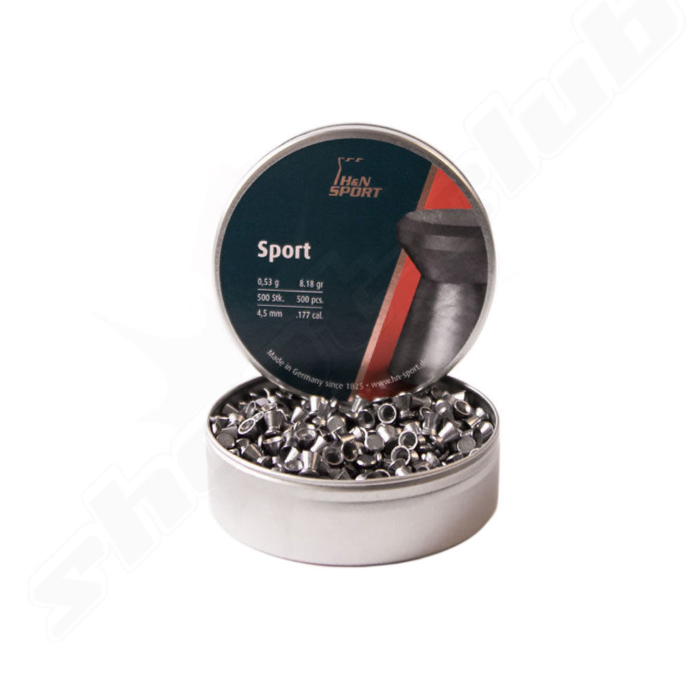 H&N Sport Diabolos / Flachkopf glatt  / Kal. 4,5mm .177 / 500 Stck