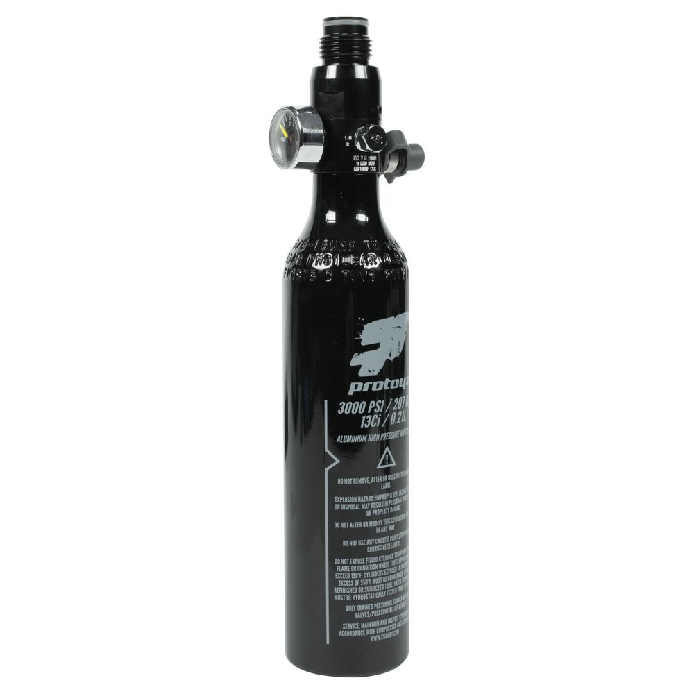 Protoyz HP-Flasche 0,21 Liter 207 Bar 3000 PSI + Regulator Bild 2