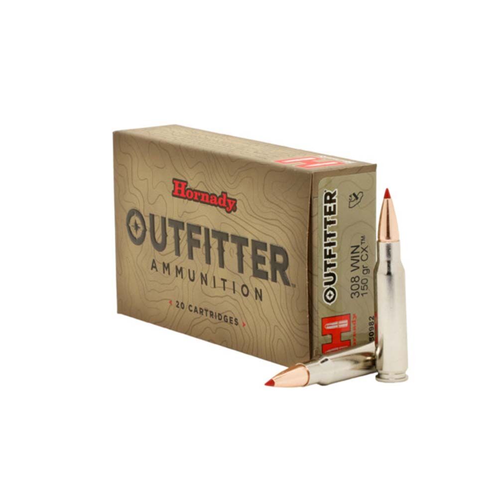 Hornady .308 Win. Outfitter CX Jagdpatrone 9,7g/150grs. 20 Stk