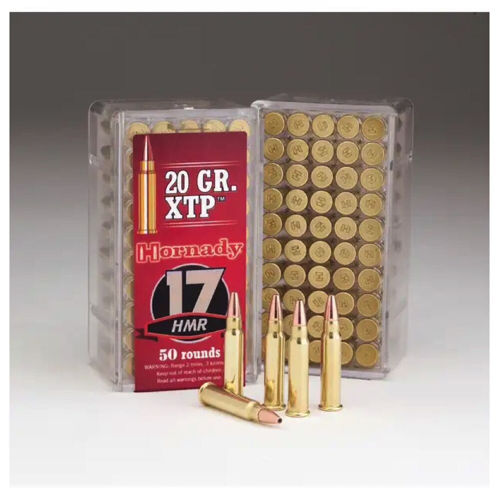 Hornady XTP 20grs .17HMR 50 Schuss Kleinkaliber Munition