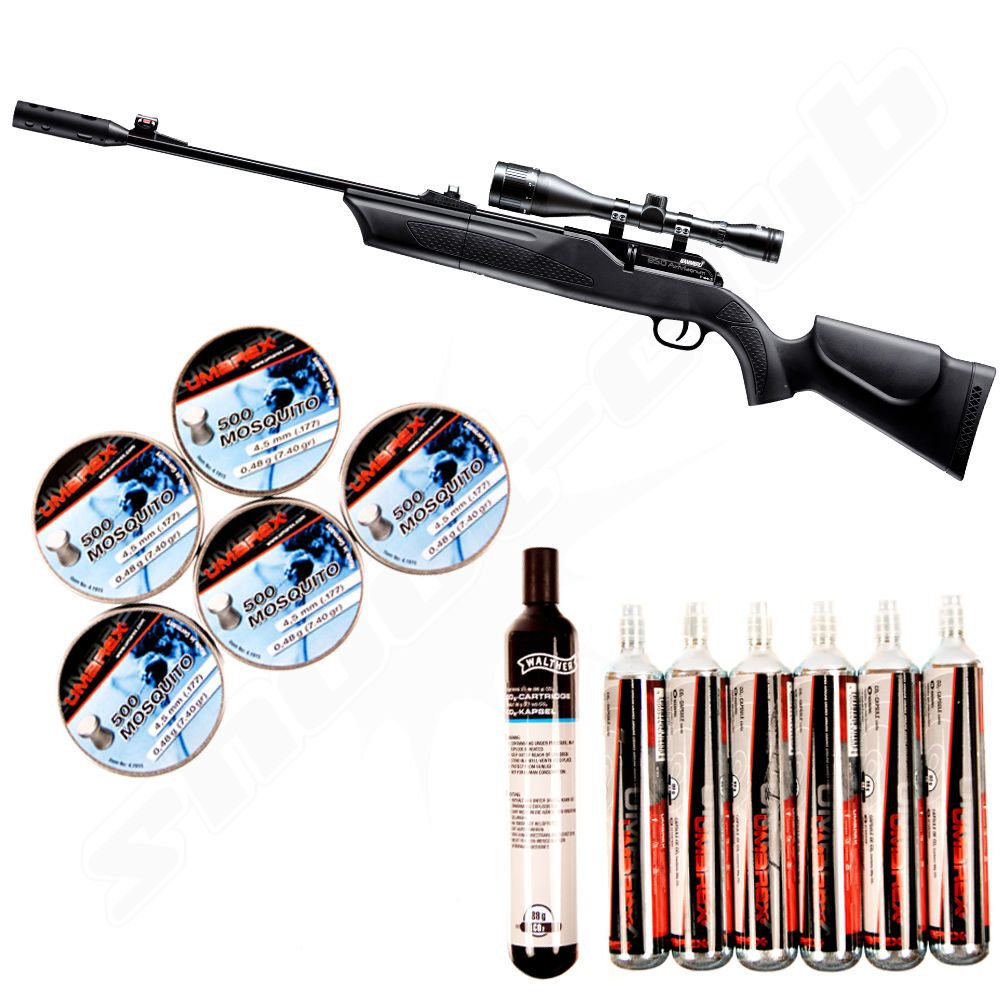 Hämmerli Luftgewehr 850 Airmagnum Co2 5 5 Mm Diabolo Hämmerli 850 AirMagnum XT 4,5mm mit umfangreichem Zubehör