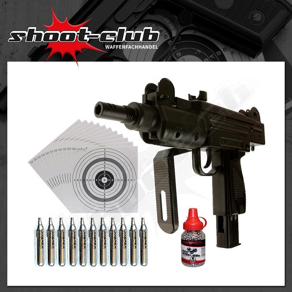 Iwi Mini Uzi Co2 Pistole 4 5 Mm Spar Set