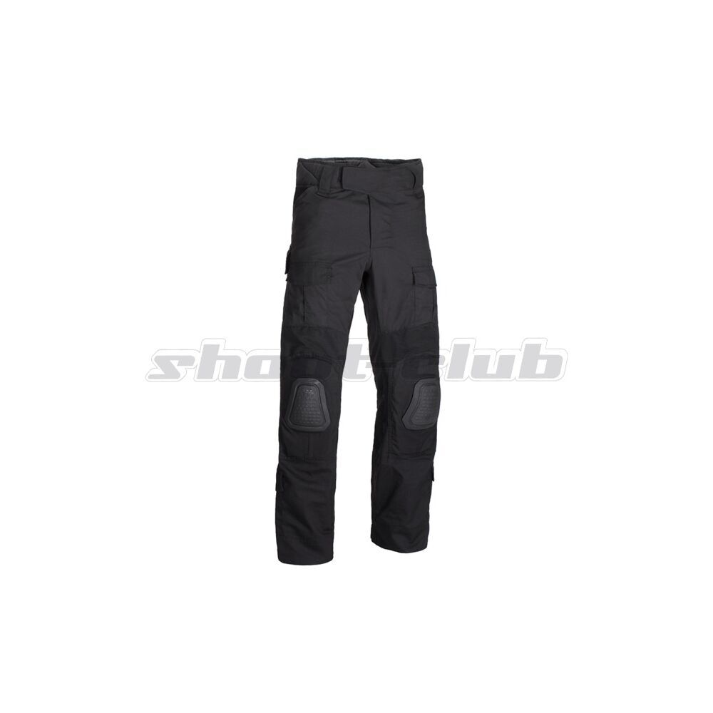 Invader Gear Predator Combat Pant L Black- Paintball- & Airsofthose mit Knieschonern
