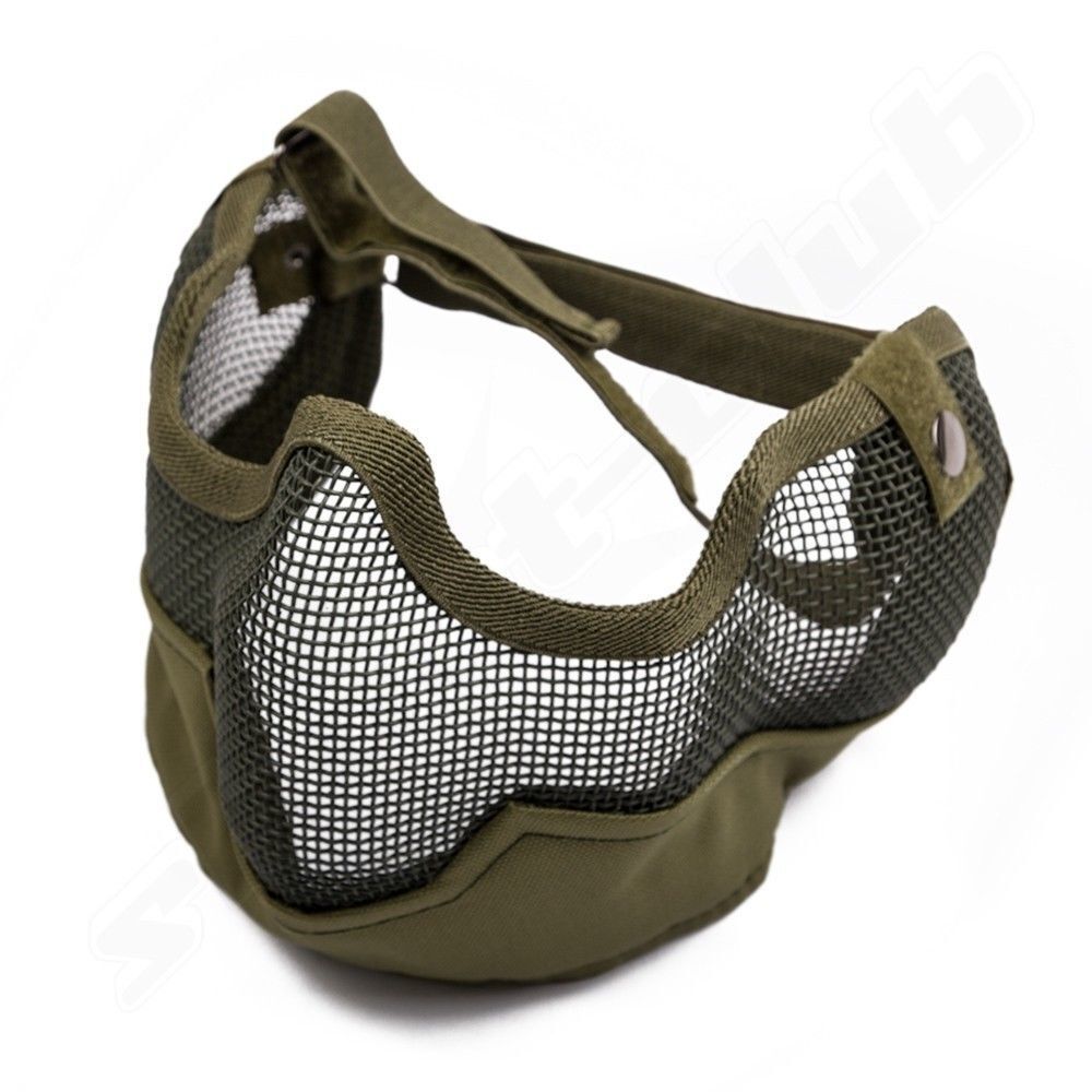 Invader Gear Steel Face Mask - OD Green