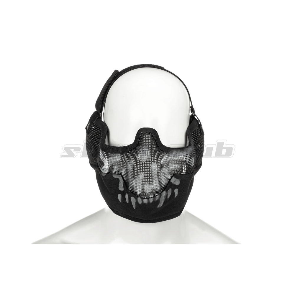 Invader Gear Steel Face mask - Black / Skull