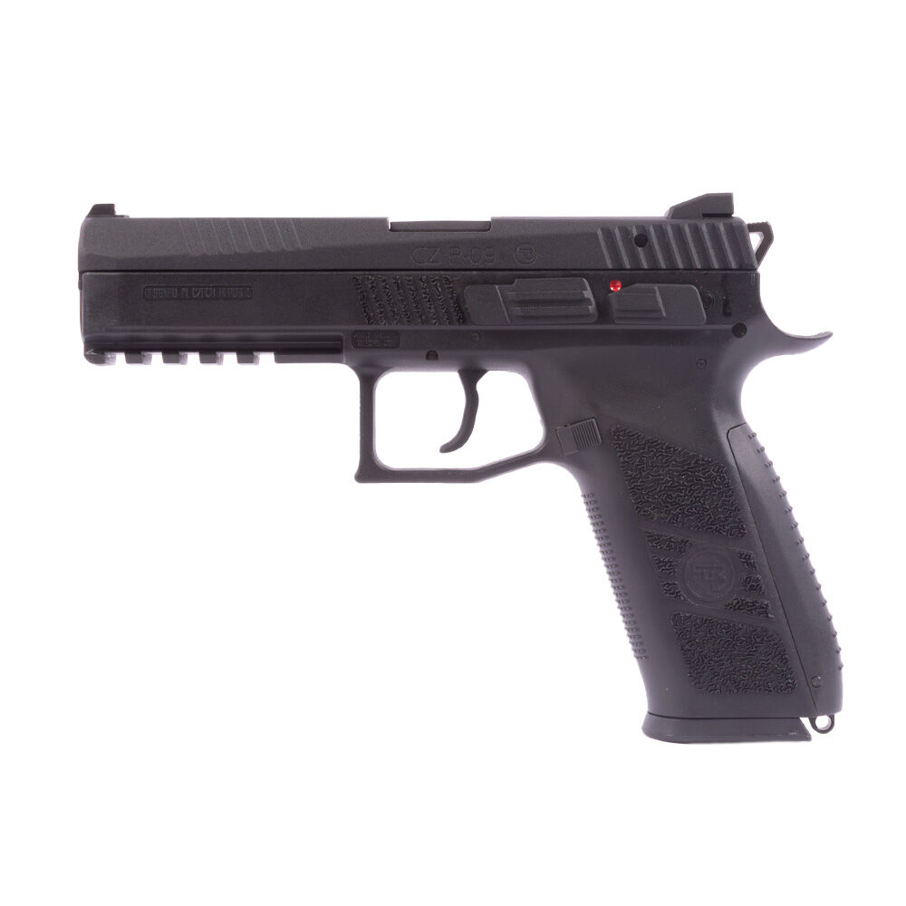 KJ Works CZ P-09 CO2 GBB Pistole 6 mm ab18 inkl. Koffer - Black