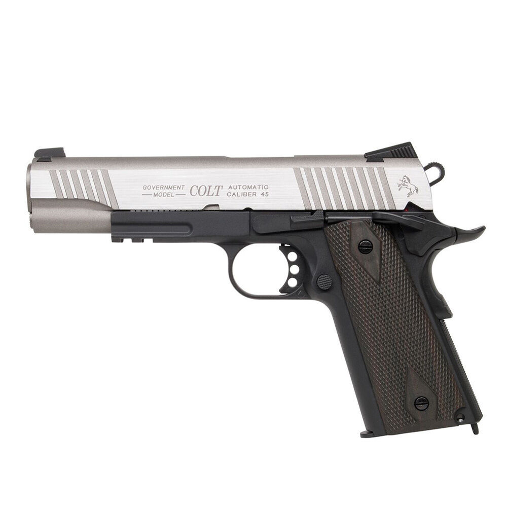 KWC Colt 1911 Rail Gun Airsoft CO2 GBB Pistole ab18 - BiColor