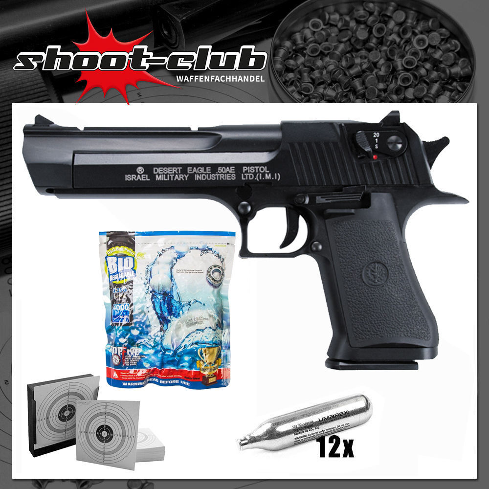 Kwc Desert Eagle 50ae Gen2 Co2 Gbb Pistole Kaliber 6 Mm Im Set