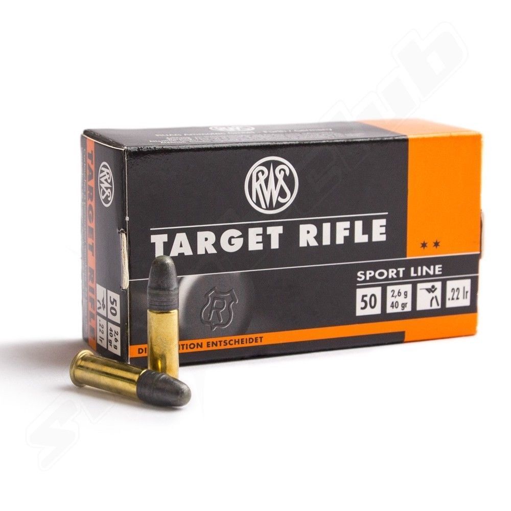 RWS Target Rifle Kleinkaliber Patrone Kal. 22 lfB - 50 Stk.