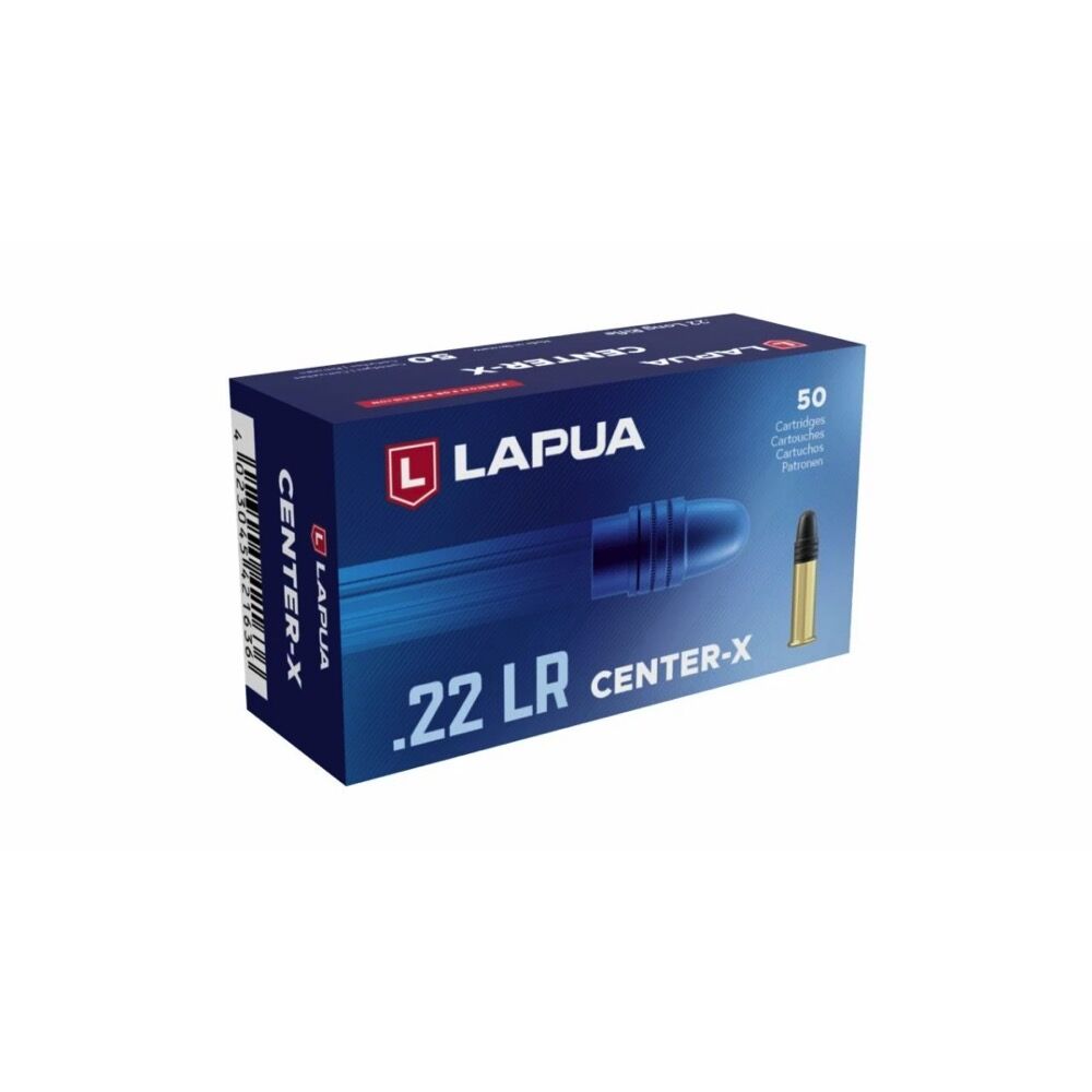 Lapua Center-X Kleinkaliberpatronen .22lr 50 Stk