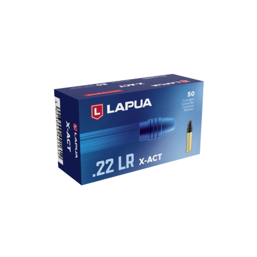 Lapua X-Act Kleinkalibermunition .22lr 50 Schuss