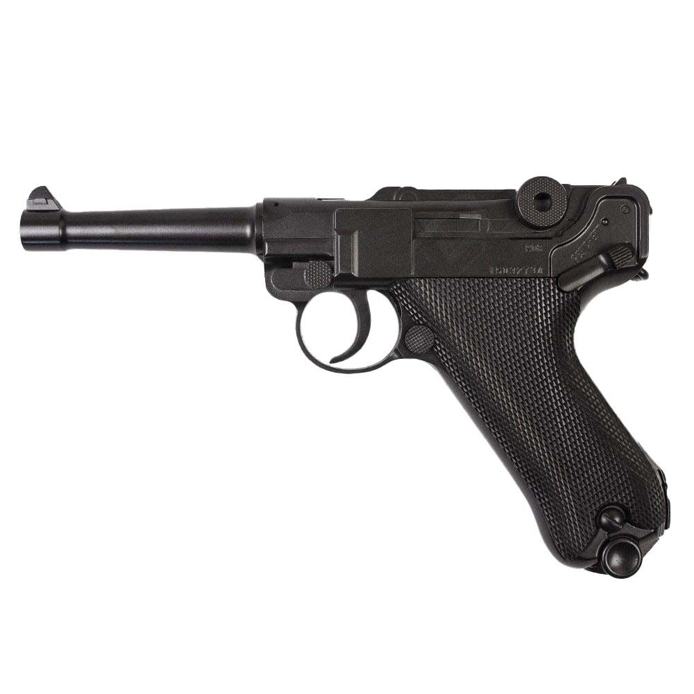 Legends P08 Co2 Pistole NBB 4,5mm Stahl BBs schwarz