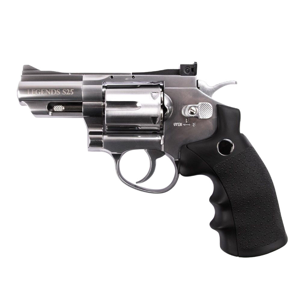 Legends S25 CO2 Revolver Nickel - 4,5mm Diabolos