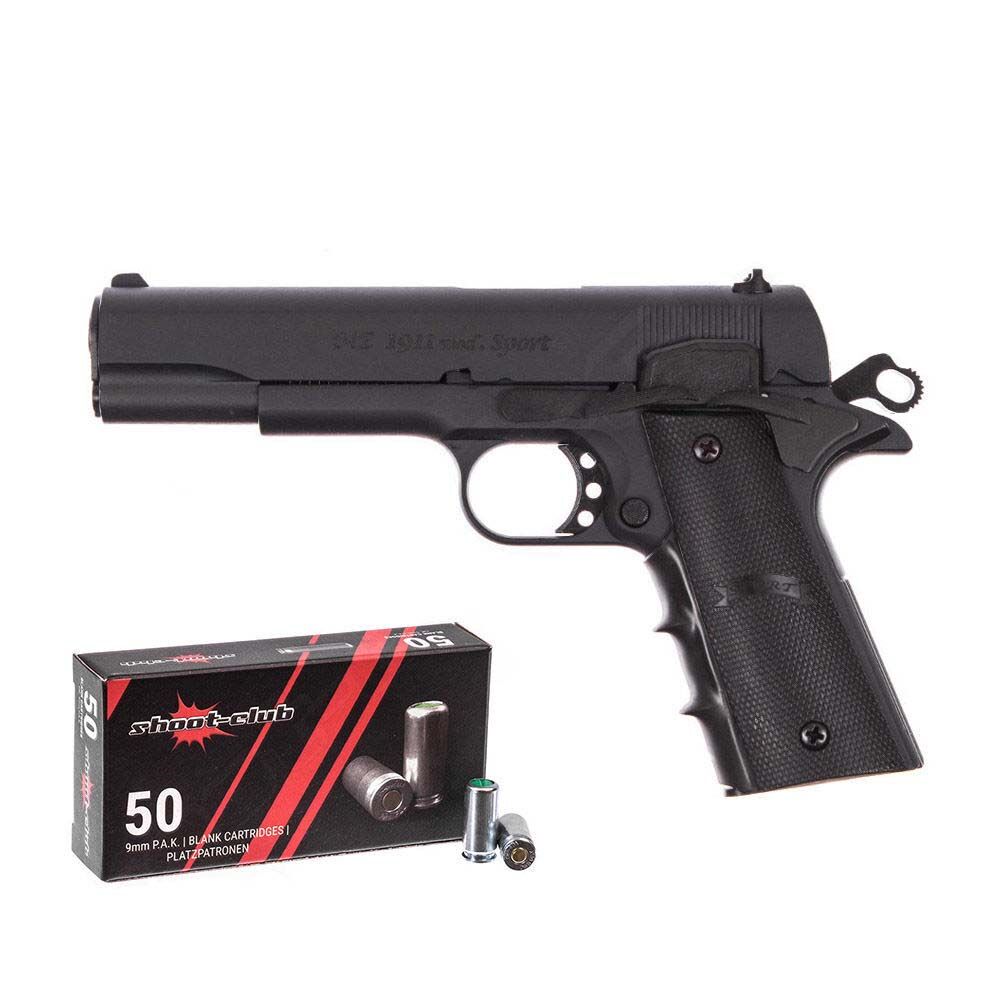 ME1911 P.A.K. brniert mit 50 Platzpatronen