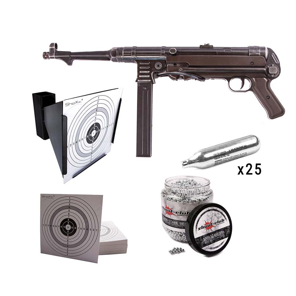 MP40 German Legacy EDITION - shoot-club CO2 komplett Set