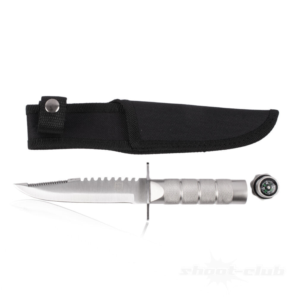 MP9 Survivalmesser 3.4 Silver Feststehendes Messer