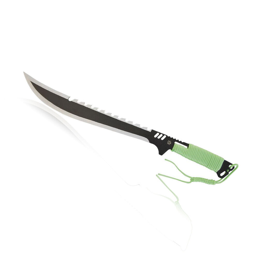 MP9 Zombie Hunting Knife Machete Schwarz Grün