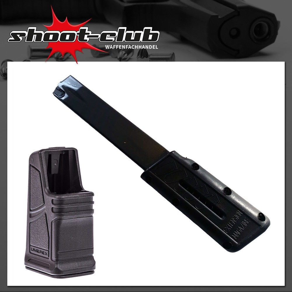 Magazin schwarz 30 Schuss fr Zoraki 9mm P.A.K. - inklusive Ladehilfe