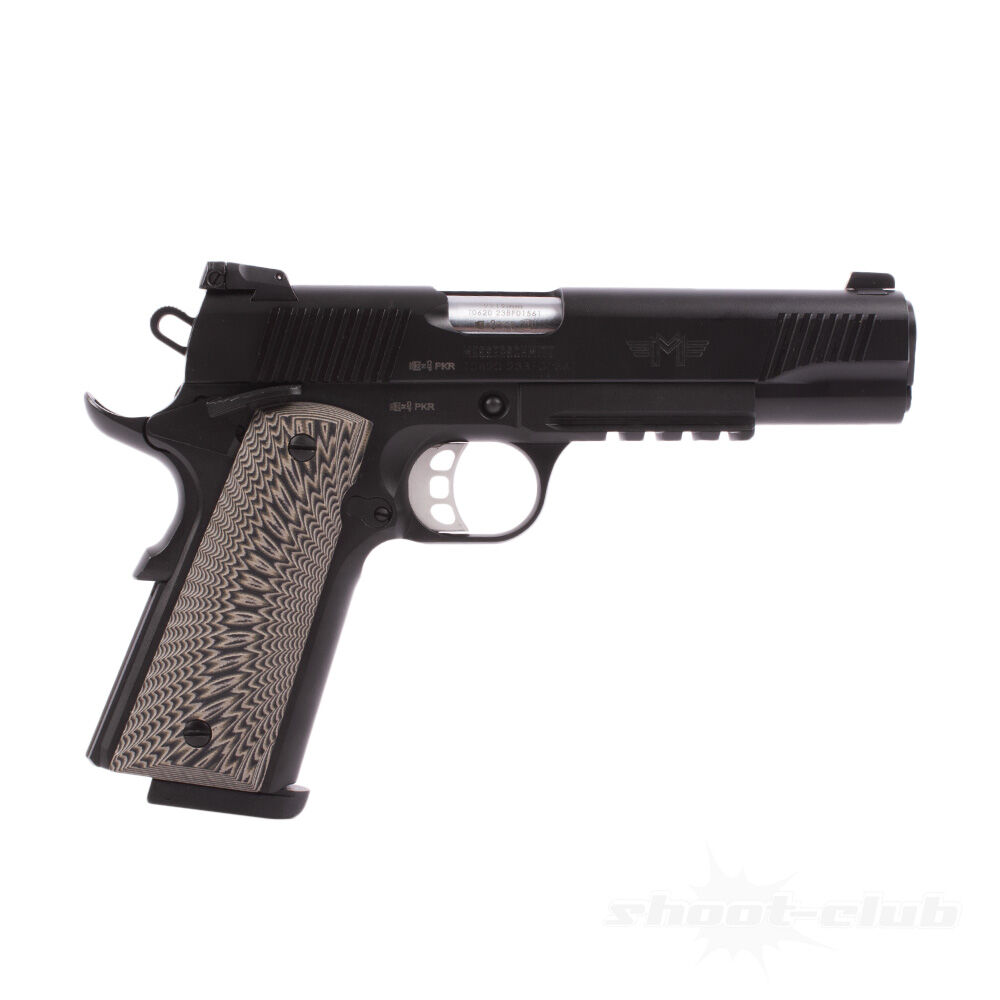 Messerschmitt ME 1911 Pistole Schwarz 9 mm Luger LPA Visier