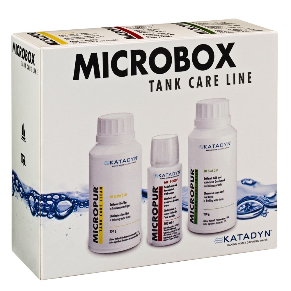 Micropur Tankline MT Box 250 Tank Komplettprogramm Reinigung Desinfektion Konservierung Entkalkung