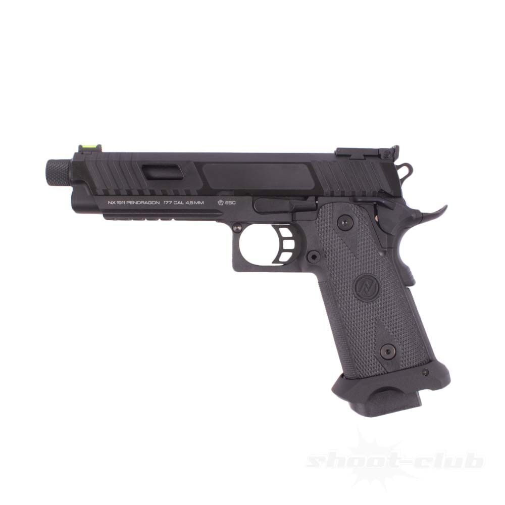 NX 1911 Pendragon Co2 Pistole Blowback 4,5mm BB schwarz