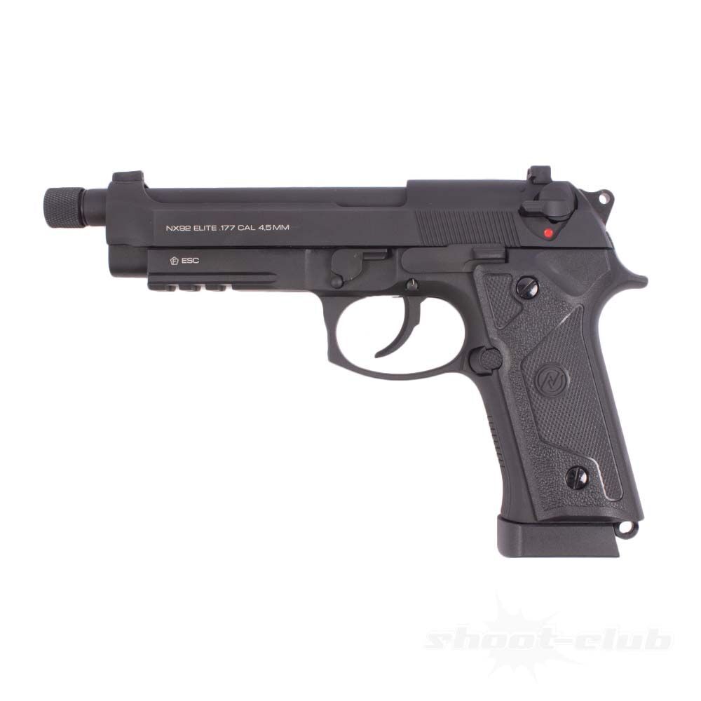 NX 92 Elite Tactical Co2 Pistole Blowback 4,5mm BB SD-Gewinde schwarz