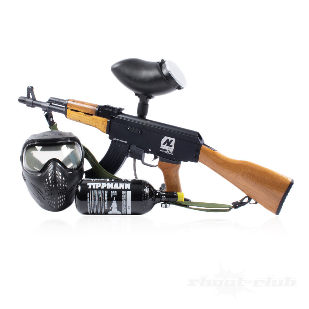 New Legion AK47W Paintball Markierer cal. 68 im SET