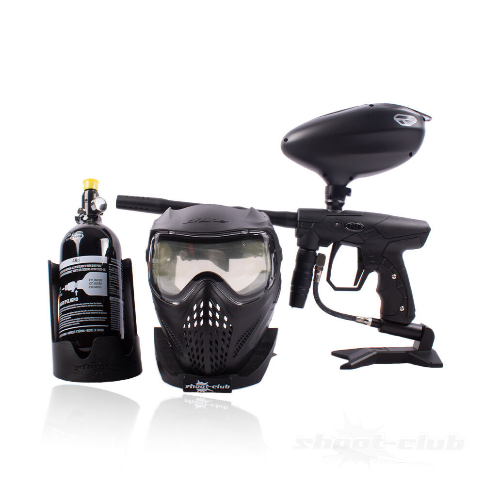 New Legion Rush Paintball Markierer Set mit Maske, HP-System und Loader