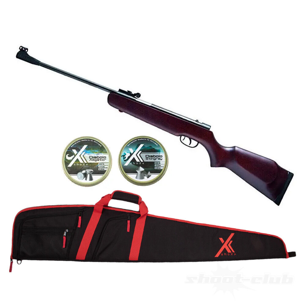 Norconia B88 Seitenspanner-Luftgewehr 4,5mm im Futteral-Set