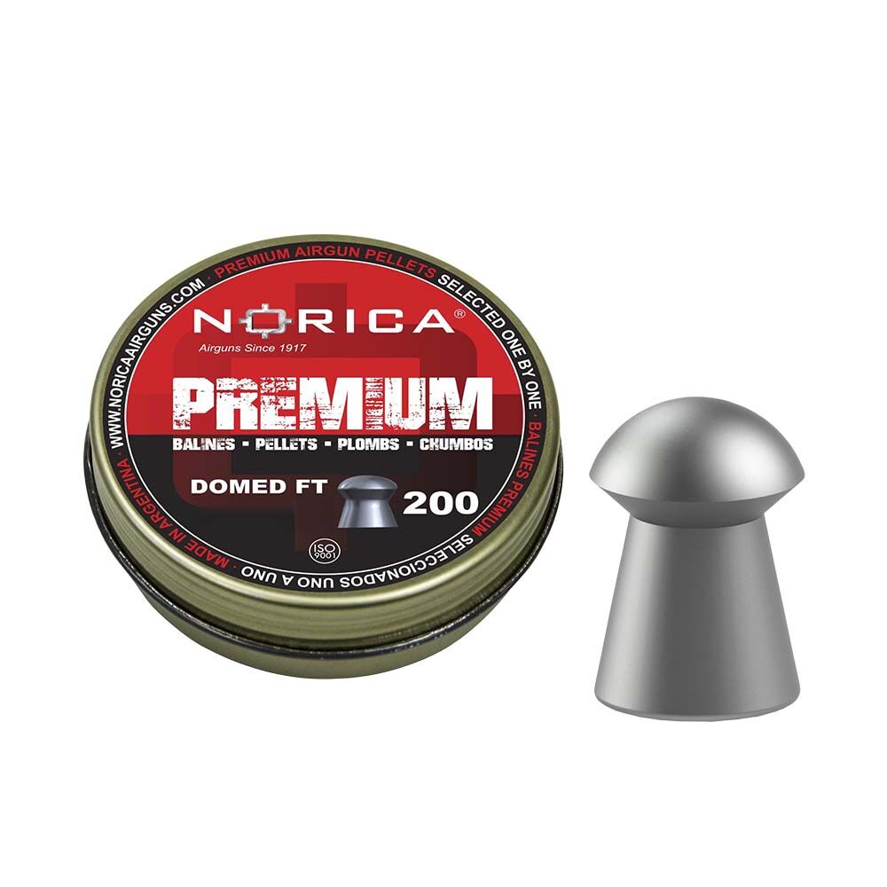 Norica Diabolo Domed Premium Line 6,35 mm - 200 Stk Rundkopf