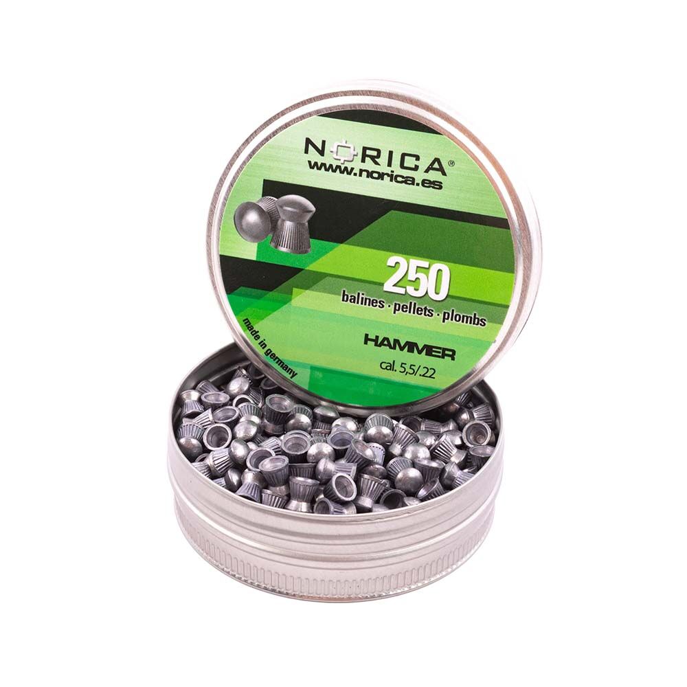 Norica Diabolo Hammer 5,5 mm - 250 Stk Rundkopf