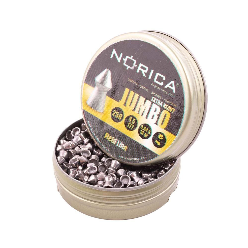 Norica Diabolo Jumbo 4,5 mm - 250 Stk Spitzkopf