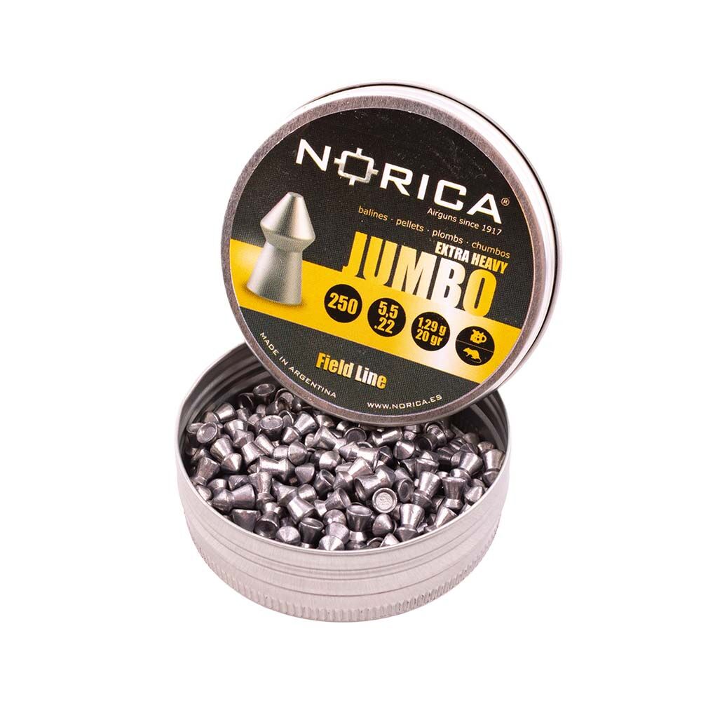 Norica Diabolo Jumbo 5,5 mm - 250 Stk Spitzkopf