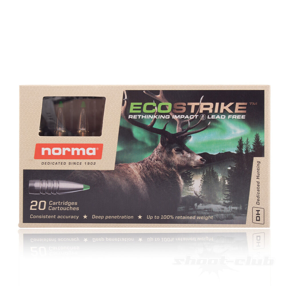 Norma Ecostrike Bchsenpatronen Kaliber 308 Win 165grs