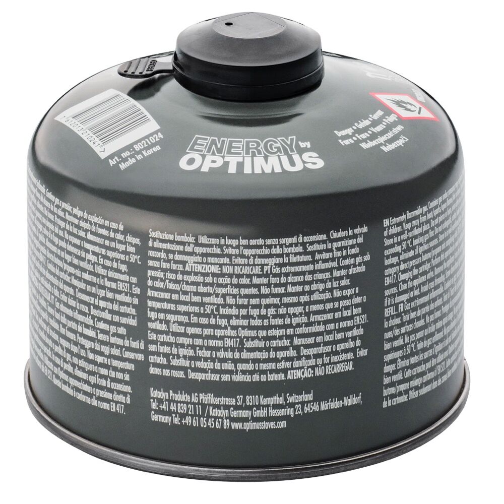Optimus Gas 230g 4-Season Butan/Isobutan/Propan Gaskartusche Outdoor Survival Notvorsorge