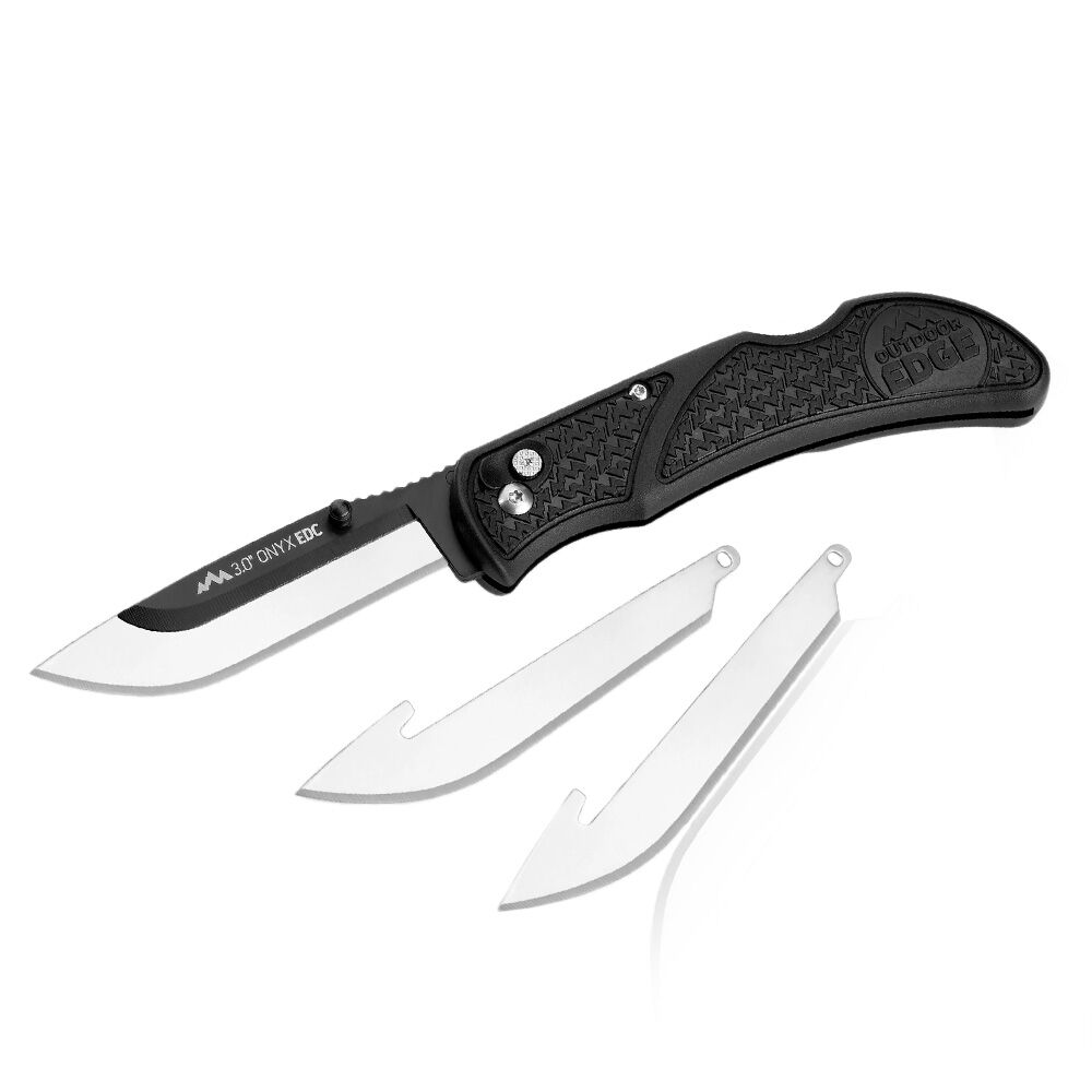 Outdoor Edge Onyx EDC 3,0 Taschenmesser Schwarz