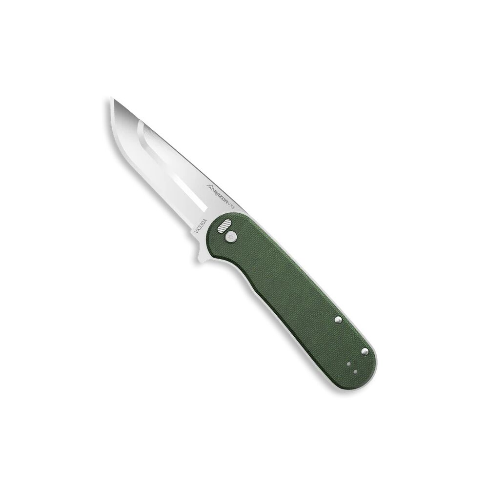 Outdoor Edge RAZOR VX3 Klappmesser mit Wechselklingen Gr�n mit Micarta-Griff