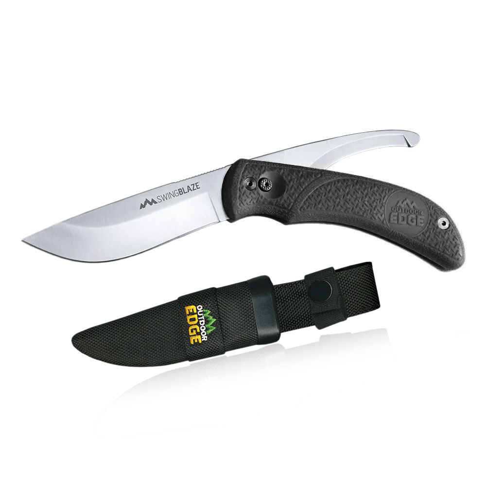 Outdoor Edge SWINGBLADE Black Jagdmesser mit drehbarer Klinge