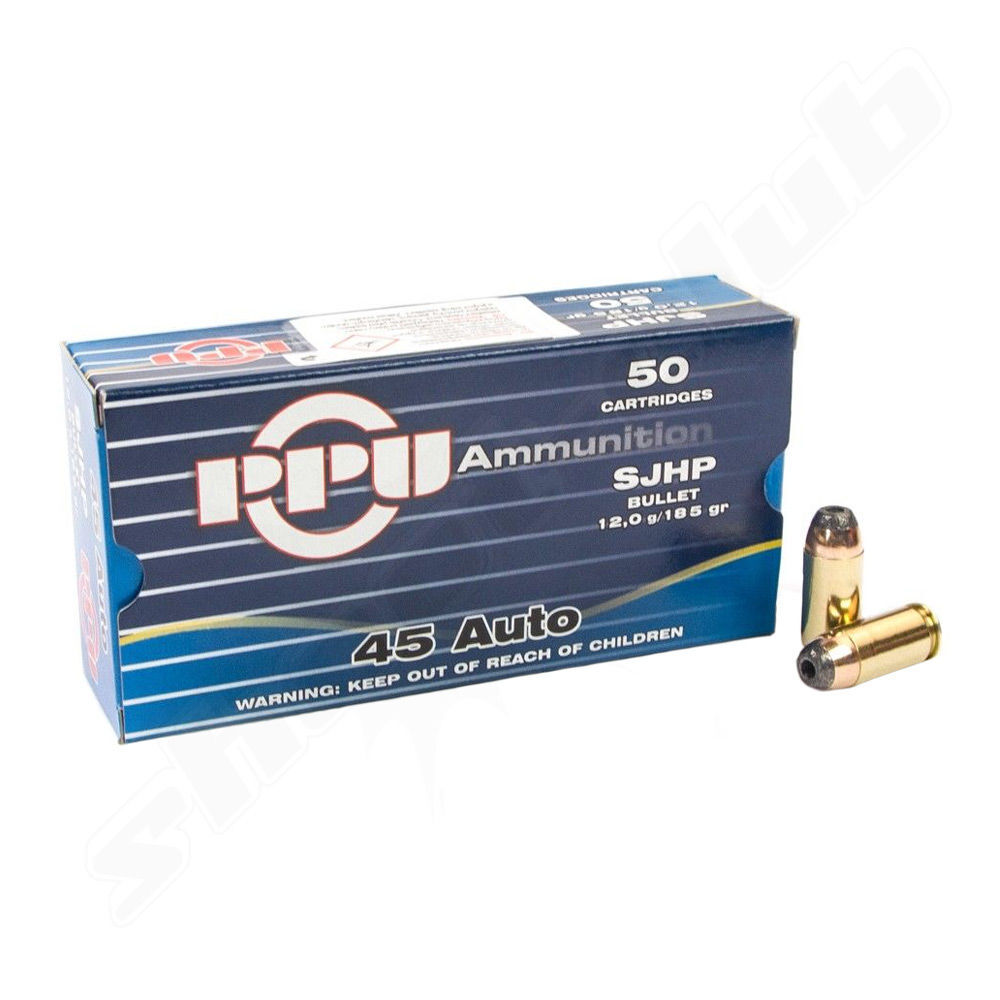 PPU Prvi Partizan .45 ACP TM Hohlspitz 12,0g - 50 Stk.