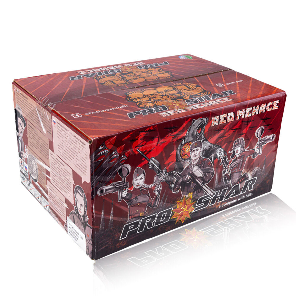 Pro Shar Red Menace Paintballs .68 2000 Schuss