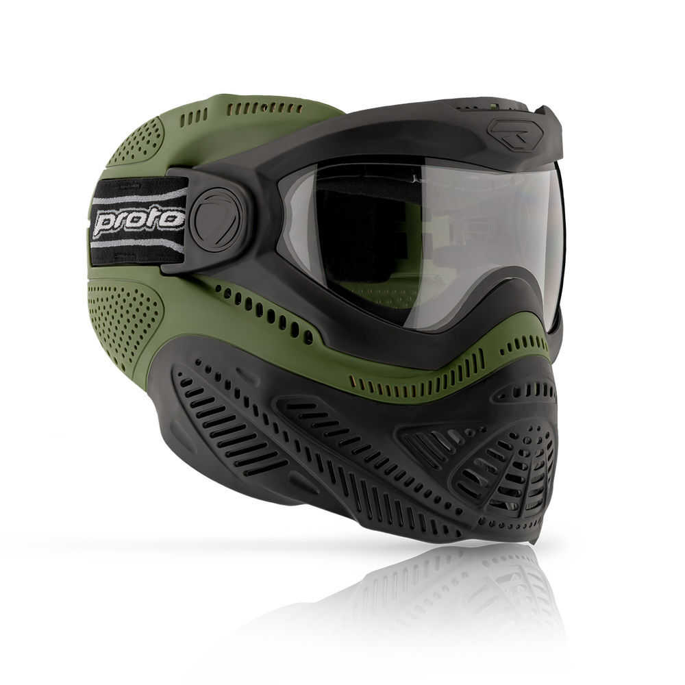 DYE Proto Switch FS Paintball / Airsoft Thermal Maske Olive Bild 3