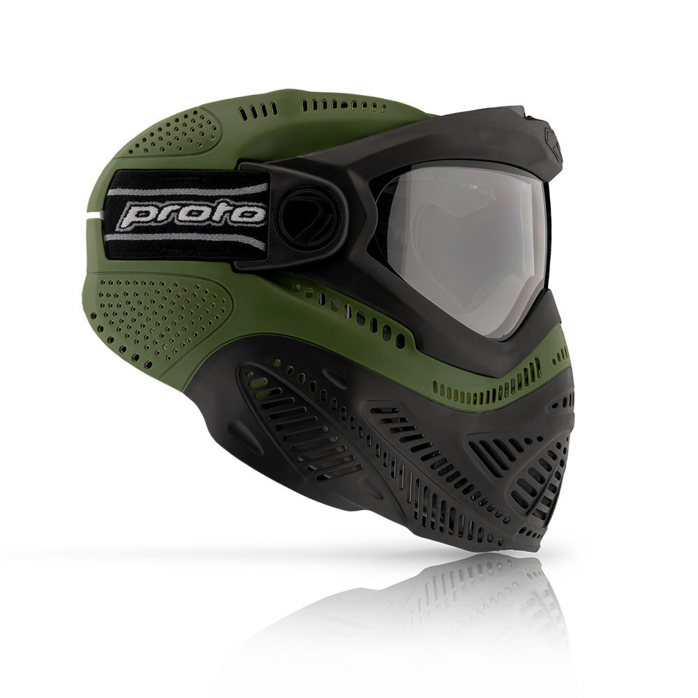DYE Proto Switch FS Paintball / Airsoft Thermal Maske Olive Bild 4