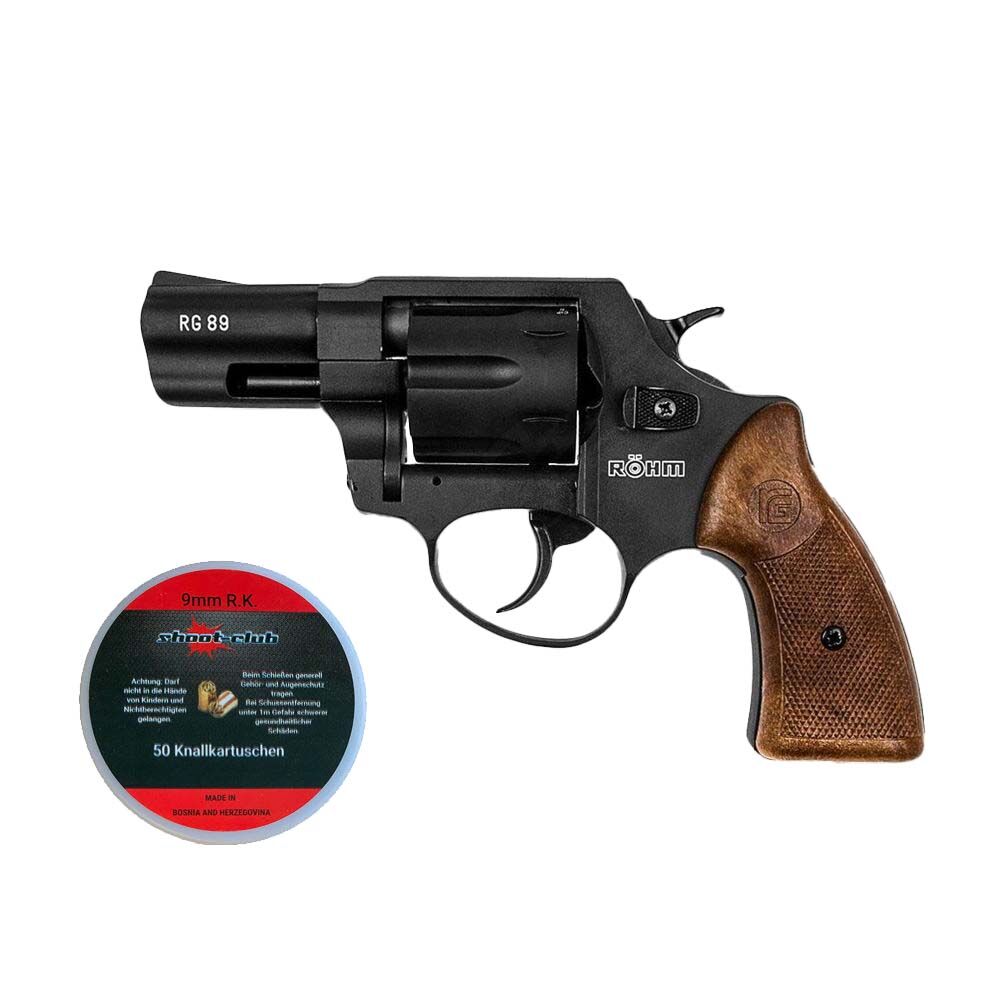 Rhm RG 89 Schreckschussrevolver brniert 9 mm R.K. + Platzpatronen