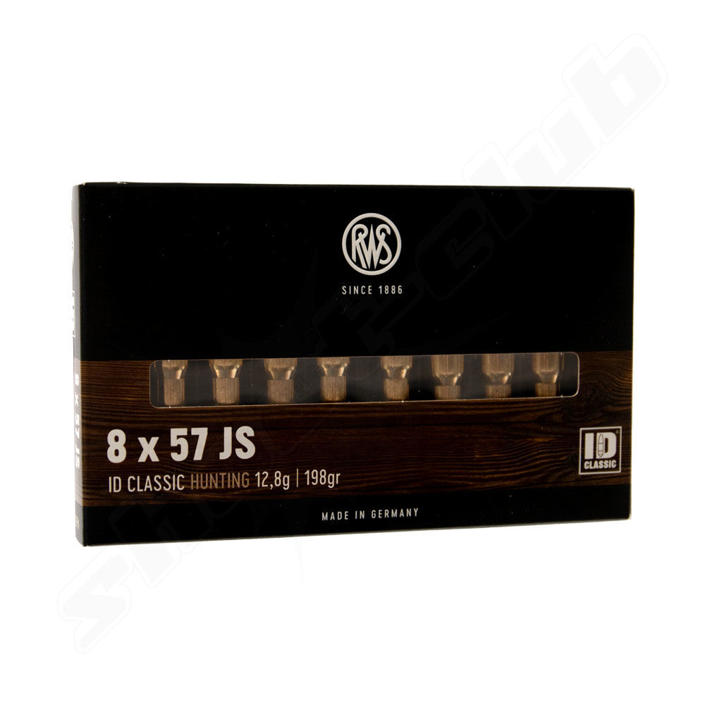 RWS 8x57 JS ID Classic Bchsenpatronen - 12,8g/ 198 gr - 20 Stk.