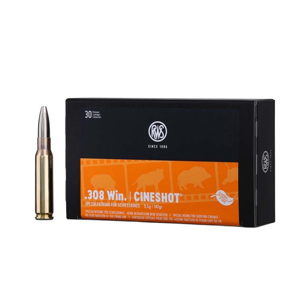 RWS Cineshot B�chsenpatrone .308 Win 9,5 g / 147grs./ 30 Stk