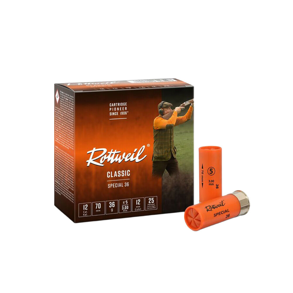 RWS Flintenpatronen Special 36 12/70 36g 3,0 mm