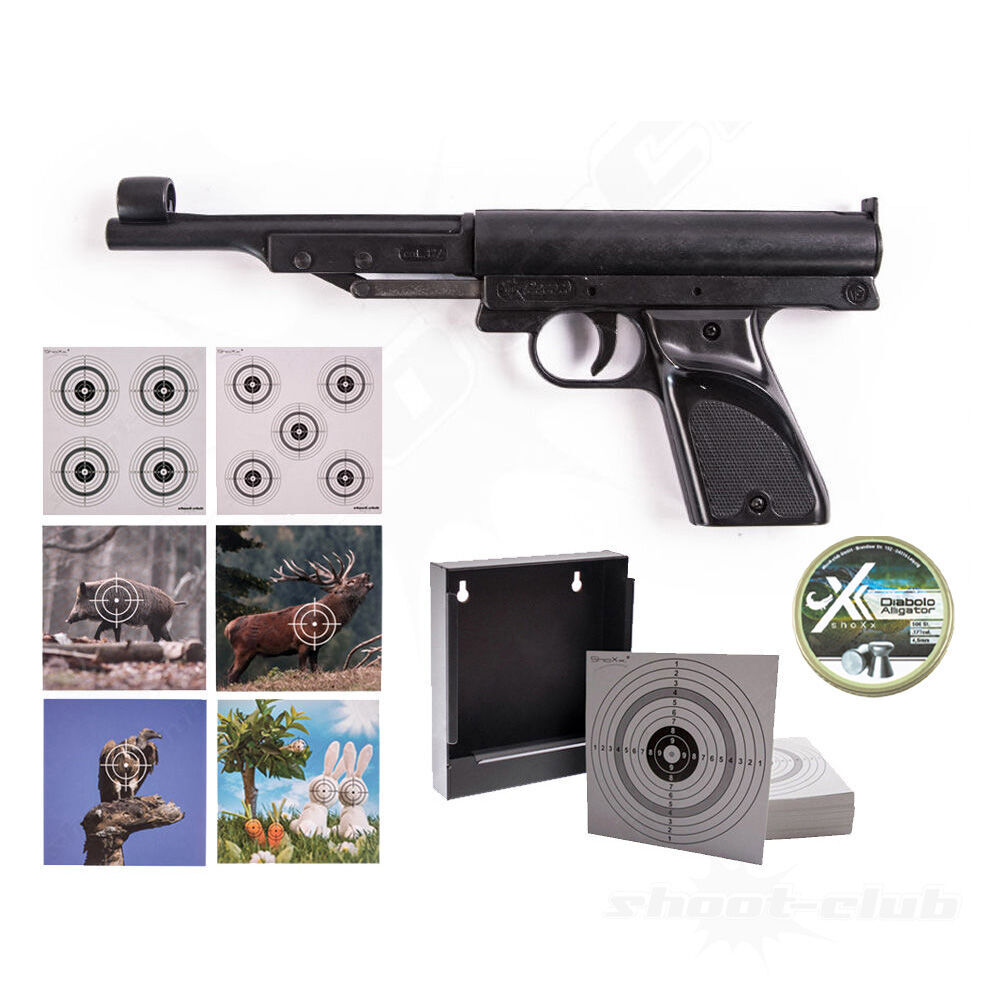 Record LP2 Luftpistole Kaliber 4,5mm Diabolo - Zielscheiben-Set