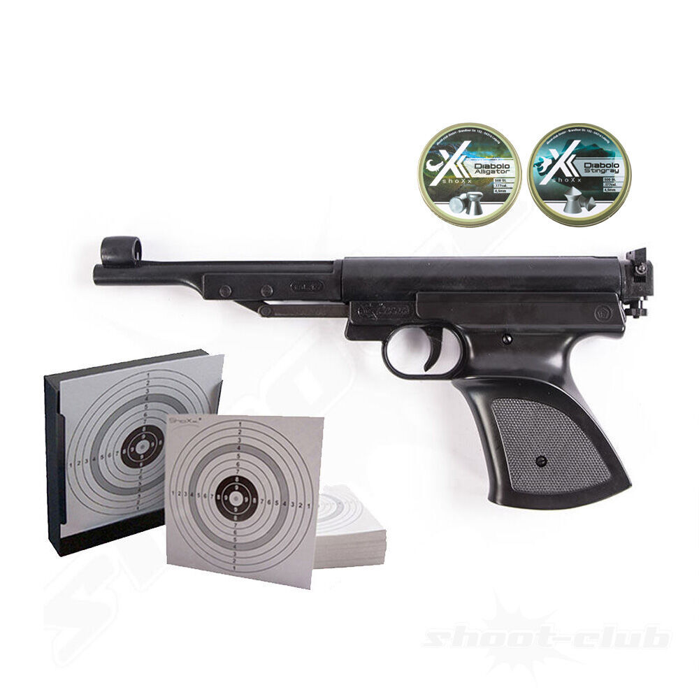 Record LP3 Luftpistole Kaliber 4,5mm Diabolo - Kugelfang-Set
