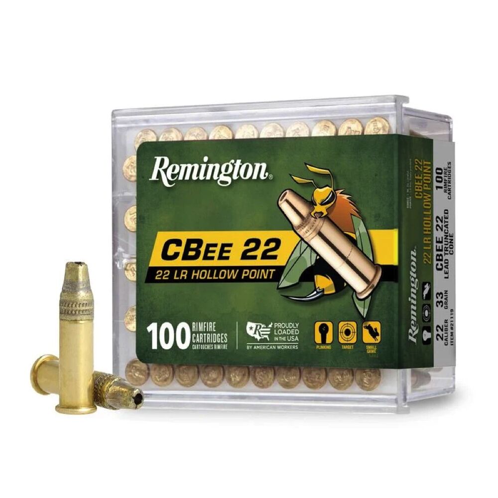 Remington C-Bee PTCHP 33grs .22lr 100 Schuss Kleinkaliber Munition