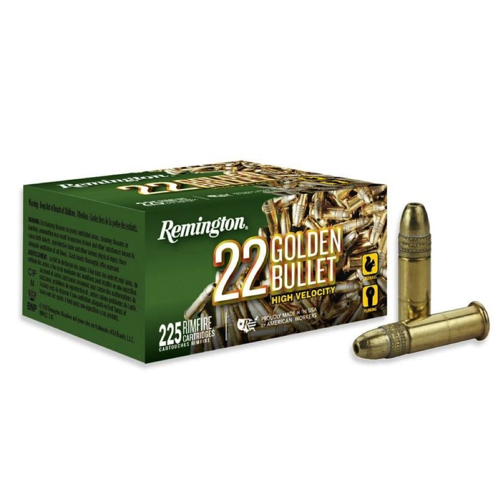 Remington Golden Bullet BPHP 36grs .22lr 225 Schuss Kleinkaliber Munition